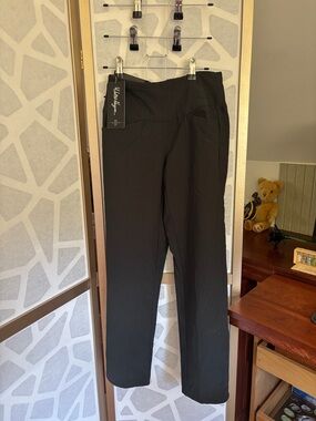 Walter Hagen Black Women's Straight-Leg Trousers